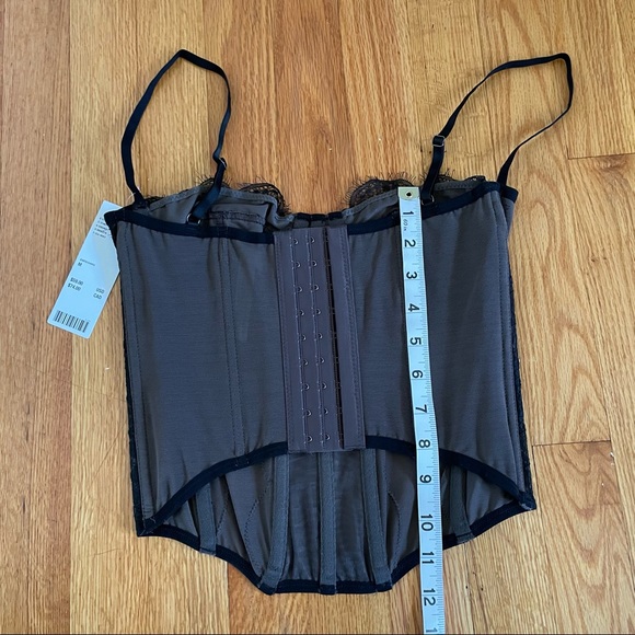 Urban Outfitters Out From Under Modern Love Corset - Washed Black - Picture 8 of 12